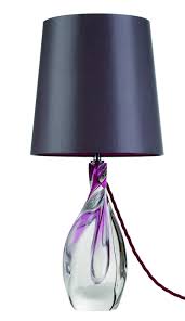 Luxury Lighting Luxury Furniture Luxury Home Decor Purple Home Decor Art Glass Table Lamp Table Lamp