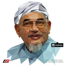 Ketibaan tuan guru haji abdul hadi awang telah disambut oleh pegawai daerah setiu en. Low Polygon Portrait Tg Ds Haji Abdul Hadi Awang By Mietony On Deviantart