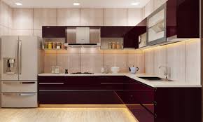 l shaped modular kitchen indian