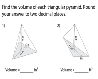 Volume Of A Triangular Pyramid Worksheets Pyramids Triangular Algebra