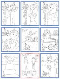 Elf On The Shelf Free Printable Coloring Pages Thesuburbanmom Free Printable Coloring Pages Xmas Elf Printable Coloring Pages