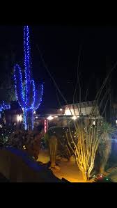Christmas 2013 In Tucson This Picture Was Taken Outside Of El Corral Restaurant Sonoran Desert Outdoor Christmas Lights Tucson Arizona