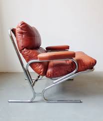 1960s danish chrome and leather armchair by skipper furniture leather armchair mid century danish furniture mid century furniture