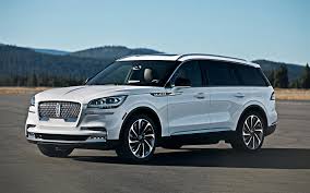 Download Wallpapers Lincoln Aviator 2019 Luxury Midsize Suv Exterior New White Aviator Luxury Cars American Cars Lincoln For Desktop Free Pictures For Desktop Free