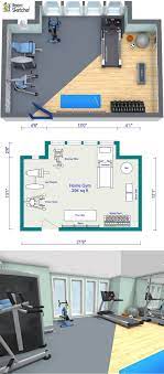Design A Room With Roomsketcher Home Gym Design Gym Room At Home Workout Room Home