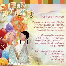 Check spelling or type a new query. Feliz Cumpleanos A Una Hermana Que Tiene La Mejor Hermana En El Mundo