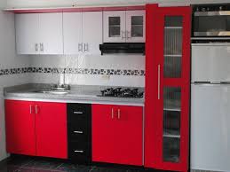 Mueble Alto Enchapado En Formica Color Blanco Mueble Bajo Y Alacena Enchapadas En Formic Kitchen Furniture Design Kitchen Cupboard Designs Kitchen Room Design