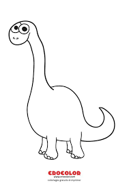 Dinosaure Dino Dinosaure Coloriages Crocolor Peinture Coton Tige Coloriage Dinosaure A Imprimer Dinosaure Enfant