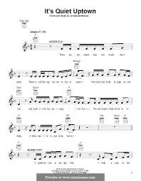 Print and download satisfied sheet music from hamilton: It S Quiet Uptown From Hamilton By L Miranda On Musicaneo