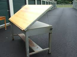 Vintage Drafting Table Industrial Era Metal By Theindustrialist 460 00 Vintage Drafting Table Drafting Table Architect Table