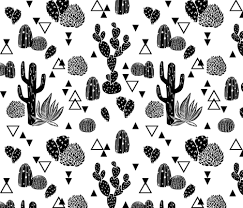 Black & white chiffon fabric crinkle dress dots and diamond @£3.75/m 1.52m/60w. Colorful Fabrics Digitally Printed By Spoonflower Cactus Black And White Geo Triangle Tropical Trend Print Design Pattern Pattern Wallpaper Print Patterns