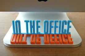 Image Of Cool Things To 3d Print Out Of Office Desk Sign 3d Printing 3d Printing Service 3d Printed Objects