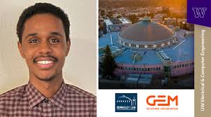 Recent UW ECE graduate and incoming Ph.D. student Liban Hussein was  interviewed about his summer internship at Berkeley Lab as a fellow at the  National Consortium of Graduate Degrees for Minorities in
