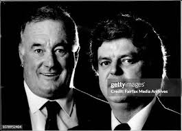 Ross Turnbull (Left and John Denoon .Pic taken at Press Conference at...  News Photo