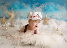 Blue Boy Star Justkidi Photography Studio Sydney Baby Milestone Photo Shoot 100 Days In 2021 Baby Milestone Photos Newborn Photography Studio Studio Photography