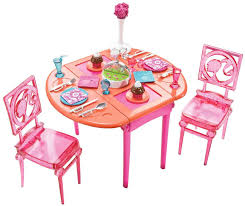 Barbie Basic Furniture Dinner To Dessert Dining Room Play Set Walmart Com Barbie Toys Barbie Furniture Barbie Playsets