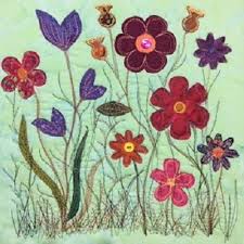There are some amazing flower patterns! Meadow Flowers Applique And Free Motion Embroidery Workshop Spotted In Ely