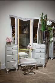 Michael amini + kathy ireland. Aico Furniture Michael Amini Melrose Plaza Dove Vanity With Bench