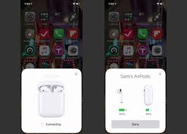 You'll then get a progress screen with an image of the airpods rotating while the word connecting… appears below. How To Connect Apple Airpods To Iphone And Ipad