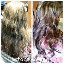 Nevo Color Enhancer Cocoa Brunette And Deep Burgundy Image Credit Lori Fowler Pravana Brand Specialist And Arti Pravana Hair Color Hair Color Hair Projects