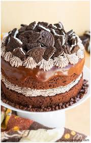 Using black cocoa for the batter gives the cake that dark oreo color, and the stark white marshmallow glaze. Easy Chocolate Oreo Cake Recipe Cakewhiz