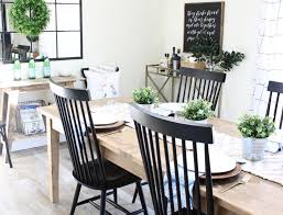 Modern Farmhouse Dining Room Inspiration With Ashleydsp Linen And Ivory