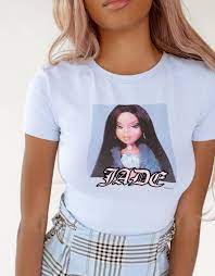 Bratz Cropped T Shirt T Shirts Tops Woman Bershka Ropa Bershka Ropa De Verano