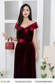 QUẦN SUÔNG NHUNG ĐỎ SẪM