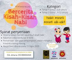 Pertandingan bercerita lelaki kisah nabi mtq2019 sekolah rendah peringkat negeri jpnwpkl sk pengkalan tentera darat. Nazim Sandakan Ada Anak Atau Anak Buah Atau Adik Adik Facebook