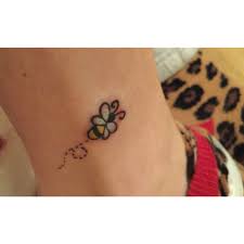 Wrist tattoo meanings, designs and ideas with great images for 2021. Tiny Bumble Bee Tattoo On Ankle Bee Tattoo Tattoos For Daughters Bumble Bee Tattoo