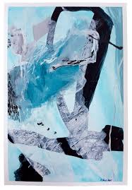 In fact, you might see a diversity of artworks which will be created by utilizing mixed media like painting. Amanda Schunker Frozen Desert Ice 1 Blue Mixed Media Painting
