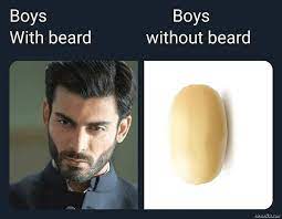Boys With Beard Boys Without Beard Meme Memezila Com