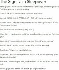 Zodiac Signs The Signs At A Sleepover Zodiac Signs Funny Zodiac Signs Gemini Zodiac Signs Taurus