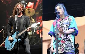 The foo fighters frontman and his wife jordyn blum welcomed a baby daughter into the world earlier this month. Are You Kidding Billie Eilish Reacts To Dave Grohl Comparing Her To Nirvana