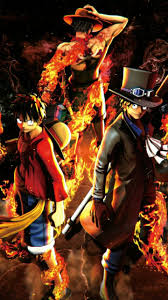 Monkey D Luffy Portgas D Ace Sabo مونكي دي لوفي بورتغاس دي ايس سابو Manga Anime One Piece One Piece Wallpaper Iphone One Piece Drawing