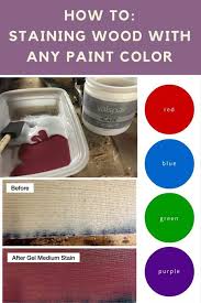 I also used a follower brush to obtain i would certainly secure it with a polyurethane (clear coating) over it to shield it (as the polish. Staining Wood Any Paint Color You Want Pretty Purple Door