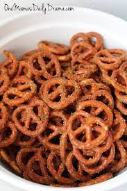 Doritos Flavored Pretzels Recipe Homemade Snacks Snack Mix Recipes Food