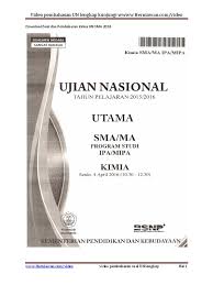 Download soal un matematika ipa sma tahun 2019. Pembahasan Soal Un Kimia 2016 Sma Pdf Pdf