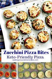 Keto Zucchini Pizza Bites Walking On Sunshine Recipes Recipe Pizza Bites Zucchini Pizza Bites Zucchini Pizzas