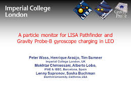 A particle monitor for LISA Pathfinder and Gravity Probe-B gyroscope  charging in LEO Peter Wass, Henrique Araújo, Tim Sumner Imperial College  London, UK.