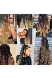 Ombre Kanekalon Braiding Hair 3 Pack Ombre Jumbo Braiding Hair Extensions 24 Inch Jumbo Braid Hair Styles Braids For Black Hair Braided Hairstyles
