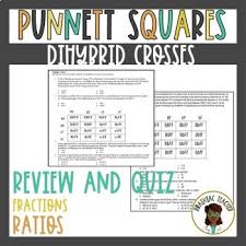 1 yellow, short or 9 : Dihybrid Crosses Worksheets Teaching Resources Tpt