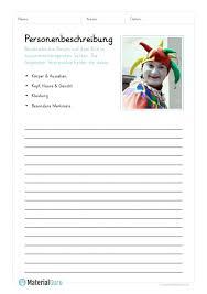In dem ersten teil müssen sie einen forumsbeitrag schreiben und in der zweiten teile gibt es einen (halb) formellen brief. Personenbeschreibungen Materialguru