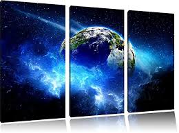 Simple and innovative oil painting, flower # diy oil painting # oil painting. Planet Erde 3 Teiler Leinwandbild 120x80 Bild Auf Leinwand Xxl Riesige Bilder Fertig Gerahmt Mit Keilrahmen Kunstd Keilrahmen Grafische Kunst Kunstproduktion