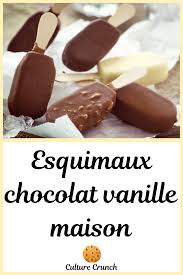 Esquimaux Chocolat Vanille Maison La Recette Facile En 2020 Chocolat Vanille Alimentation Gateaux Et Desserts