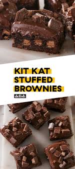 Kit Kat Lovers Prepare Yourself For These Insane Brownies Recipe Desserts Dessert Recipes Easy Desserts