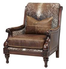 Speckled Hair On Hide Accent Chair Western Accent Chairs Unusual Speckled Brown And White Hair On Hide Team Western Furniture Accent Chairs Cowhide Furniture
