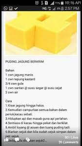 Puding Jagung Berkrim Pudding Desserts Cake Recipes Sweets Recipes