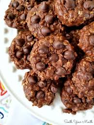 Triple Chocolate No Bake Cookies Recipe In 2020 Peanut Butter Oatmeal Chocolate No Bake Cookies No Bake Cookies