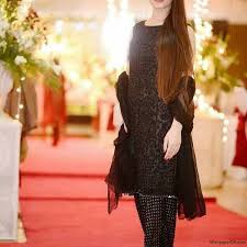 Image For Cute Girl In Black Dress Dp For Facebook Hd Download Party Dress Classy Girls Black Dress Beautiful Pakistani Dresses